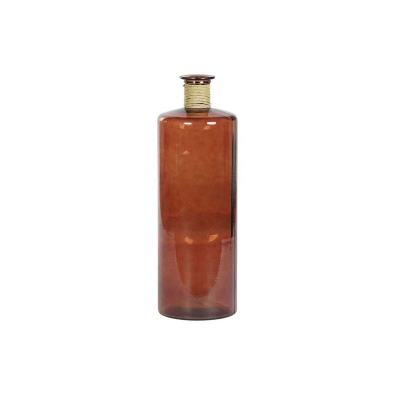 Jarrón DKD Home Decor Terracota Cuerda Cristal Templado 25 x 25 x 75 cm