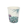 Set de Vasos Algon Desechables Cartu00f3n Tropical 10 Piezas 250 ml (24 Unidades)