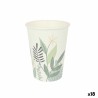 Set de Vasos Algon Desechables Cartu00f3n Floral 8 Piezas 330 ml (18 Unidades)