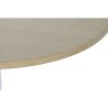 Conjunto de Mesa con 4 Sillas DKD Home Decor Blanco Natural Metal Madera MDF 121 x 55 x 78 cm