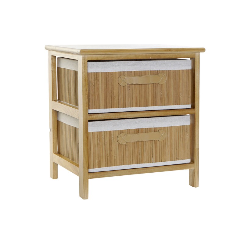 Cajonera DKD Home Decor Natural Bambú Madera de Paulonia 42 x 32 x 45 cm