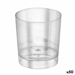 Set de Vasos de Chupito Algon Reutilizable Transparente 10 Piezas 35 ml (50 Unidades)