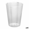 Set de vasos reutilizables Algon Sidra Transparente 4 Piezas 480 ml (50 Unidades)