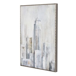 Cuadro Home ESPRIT Nueva York Loft 60 x 2,4 x 80 cm (2 Unidades)