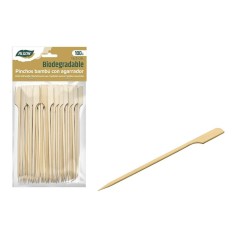 Set de Pinchos para Barbacoa Algon Bambu00fa 100 Piezas 13,5 cm (18 Unidades)