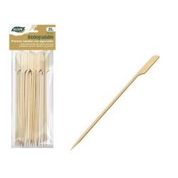 Set de Pinchos para Barbacoa Algon Bambu00fa 20 Piezas 18 cm (24 Unidades)