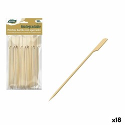 Set de Pinchos para Barbacoa Algon Bambu00fa 100 Piezas 18 cm (18 Unidades)