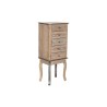 Joyero de Pie Home ESPRIT Natural Espejo Madera MDF 37 x 28 x 91,5 cm