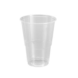 Set de vasos reutilizables Algon Plu00e1stico Transparente 12 Piezas 500 ml (18 Unidades)