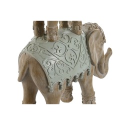 Figura Decorativa Home ESPRIT Blanco Elefante Colonial 24,5 x 9,5 x 35 cm