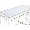 Consola Home ESPRIT Blanco Dorado Espejo 120 x 40 x 80 cm