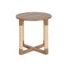 Mesa auxiliar Home ESPRIT Natural Abeto Madera MDF 48 x 48 x 50,5 cm