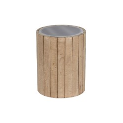 Mesa auxiliar Home ESPRIT Natural Abeto Madera MDF 36 x 36 x 45 cm