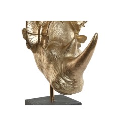 Figura Decorativa Home ESPRIT Negro Dorado 33 x 24 x 43,5 cm