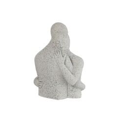 Figura Decorativa Home ESPRIT Blanco Romántico Pareja 25,8 x 22,5 x 38,5 cm