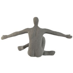 Figura Decorativa Home ESPRIT Gris 57 x 19,5 x 26,8 cm