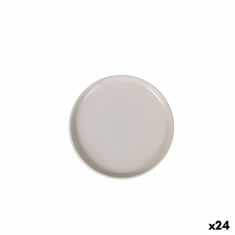 Bandeja de Aperitivos La Mediterru00e1nea Ivory Redonda u00d8 15,4 x 2,1 cm (24 Unidades)