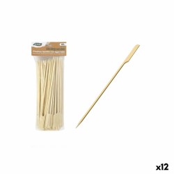 Set de Pinchos para Barbacoa Algon Bambu00fa 100 Piezas 24 cm (12 Unidades)