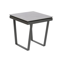 Mesa auxiliar Home ESPRIT Gris Metal 51 x 51 x 53 cm