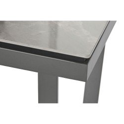 Mesa auxiliar Home ESPRIT Gris Metal 51 x 51 x 53 cm