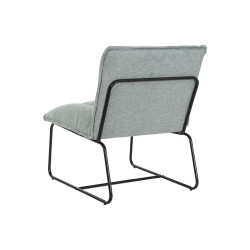 Sillón Home ESPRIT Negro Verde Metal 66 x 71 x 77 cm