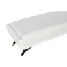 Banqueta Home ESPRIT Blanco Negro 120 x 40 x 42 cm