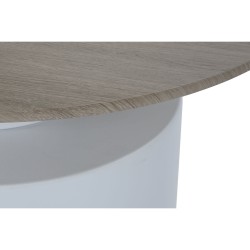 Mesa de Centro Home ESPRIT Metal Madera MDF 80 x 80 x 42 cm