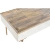 Mesa de Centro Home ESPRIT Hierro Madera de mango 120 x 60 x 57 cm