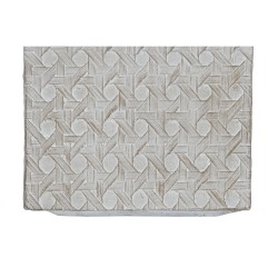 Set de Maceteros Home ESPRIT Beige Fibra de Vidrio Magnesio 44,5 x 44,5 x 42,5 cm (4 Unidades)