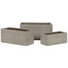 Jardinera Home ESPRIT Beige Magnesio 74,5 x 37,5 x 37,5 cm