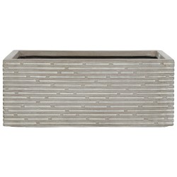 Jardinera Home ESPRIT Beige Magnesio 74,5 x 37,5 x 37,5 cm