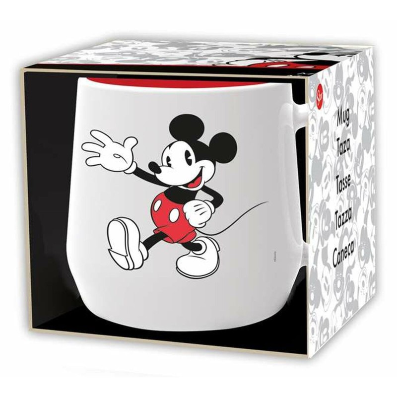 Taza con Caja Mickey Mouse Ceru00e1mica 360 ml