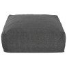 Puff Home ESPRIT Gris 87 x 87 x 32 cm