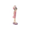 Figura Decorativa Home ESPRIT Rosa Malva chica 7 x 11 x 27 cm