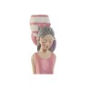 Figura Decorativa Home ESPRIT Rosa Malva chica 7 x 11 x 27 cm