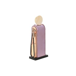 Figura Decorativa Home ESPRIT Magenta Pistacho Vintage gasolinera 7 x 4 x 17 cm (2 Unidades)