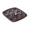 Bandeja para Horno Pizza Mini Pyrex Asimetria Acero Galvanizado (9 Compartimentos) (16 x 16 cm)