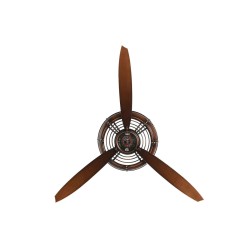 Reloj de Pared Home ESPRIT Cobre PVC Metal Hélices 75,5 x 8 x 75 cm