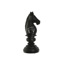 Figura Decorativa Home ESPRIT Negro Caballo 13 x 13 x 33 cm