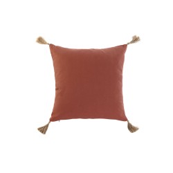 Cojín Home ESPRIT Natural Terracota Boho 45 x 5 x 45 cm