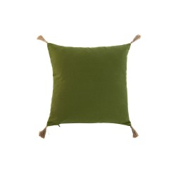 Cojín Home ESPRIT Verde Natural Boho 45 x 5 x 45 cm