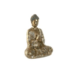 Figura Decorativa Home ESPRIT Dorado Buda Oriental 20 x 12 x 24,3 cm