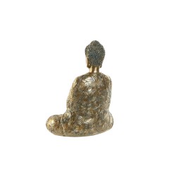 Figura Decorativa Home ESPRIT Dorado Buda Oriental 20 x 12 x 24,3 cm