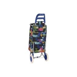 Carro de Compra Home ESPRIT Azul 37 L 34 x 28 x 96 cm