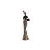 Figura Decorativa Home ESPRIT Multicolor Africana 10 x 7,5 x 38,5 cm (2 Unidades)