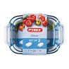 Set de Fuentes para Horno Pyrex Classic Transparente Vidrio (2 pcs)