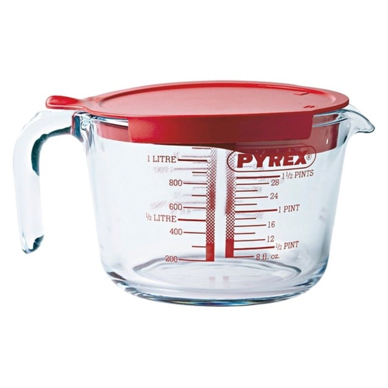 Jarra Medidora Pyrex Classic Transparente Vidrio (1L)