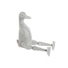 Figura Decorativa Home ESPRIT Gris Pato 16 x 14 x 42 cm (2 Piezas)