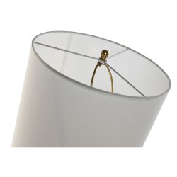 Lámpara de mesa Home ESPRIT Blanco Dorado Hierro 50 W 220 V 35 x 35 x 78 cm