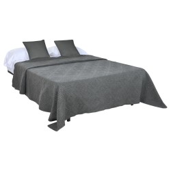 Colcha Home ESPRIT Gris claro 240 x 260 cm